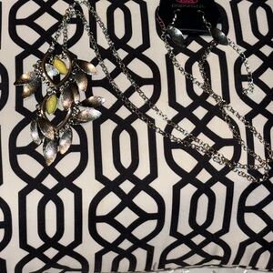 Stylish Black and Silver Women's Bag